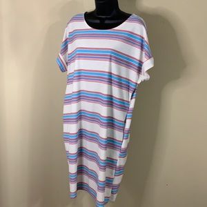 ee:some, Large, White and Multi-Colored Dress